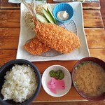 波留菜亭 - アジフライ定食