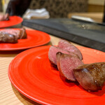 お肉屋 けいすけ 三男坊 - タン元の厚切り