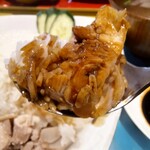 堀内チキンライス - 生姜と醤油のタレで！