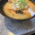 くるくる寿し - シャケの味噌汁