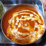 カリーゾーン - Cランチセット￥900　日替わりカレー（バターチキン）