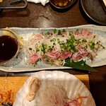 地酒と道産食材 一笑 - 鹿のタタキ