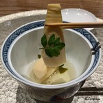 日本料理 とくを - 白子筍と木の芽