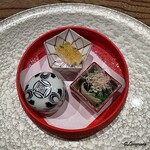 日本料理 とくを - 先付三種
