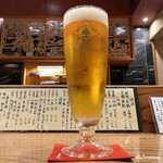 日本料理 とくを - ハートランドの生ビール