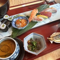 対馬のどぐろとイカ活き造り 博多 魚蔵 都ホテル店 - 