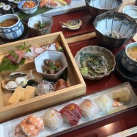 対馬のどぐろとイカ活き造り 博多 魚蔵 都ホテル店 - 