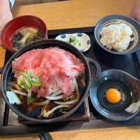 ダイナミックキッチン＆バー 響 中之島フェスティバルプラザ店 - 国産牛すき焼き膳