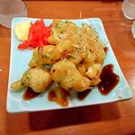 伊のおばんざい NICOICHI - みずたこのからあげ 関西風