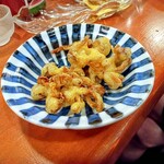 伊のおばんざい NICOICHI - 株とりなめこのちかのフリット