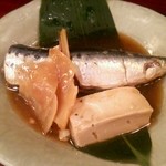 花海 - 鰯煮付。冷たく、サッパリしててナカナカ