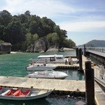 PANGKOR LAUT RESORT - ボートにのってホテルまで約20分