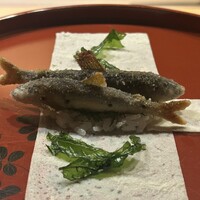 明寂 - 鮎の絹巻寿し