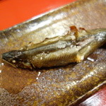 料理旅館 田事 - 背中を箸で割って、特製のお酢を注いで頭からがぶり（＾＾）