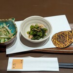 みよ田 松本店 - そば屋におまかせコース：おつまみ３種(2025年5月)