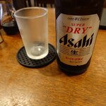 釜めし菜時記 さき亭 - 瓶ビールと冷え冷えグラス