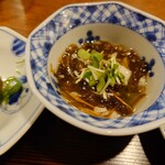 釜めし菜時記 さき亭 - もずくと長芋の酢の物
