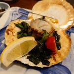 釜めし菜時記 さき亭 - 追加①帆立貝浜焼き900円