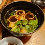 釜めし菜時記 さき亭 - お味噌汁アップ