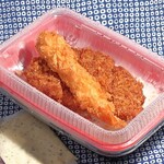 松のや - ロースかつ＆海老フライ１尾定食(ライス並盛)