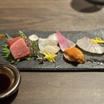 灯 - 刺身四種盛り