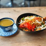 Large Curry 紙屋町店 - 原創雞肉達姆比利亞尼（附咖哩湯）