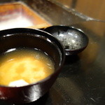 料理旅館 田事 - 汁物（しじみ）