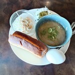 グレフル - ドリンク代のみのモーニングサービスのアップ
④おにぎり＋サンドイッチ