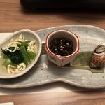 おさ亭 - 前菜3種