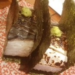 俺の割烹 博多 中洲 - 鯖寿司580円