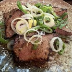 ホルモン・ステーキ・スタミナ料理 福富 - 肝テキ