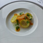 301463454 - 帆立とマンゴーの組み合わせは初めてですが美味しい！