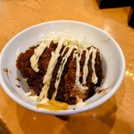 斗香庵 HIGASHI - 味噌カツ丼＋マヨビーム（無料）