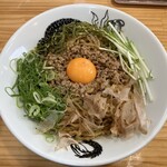麺屋にぼすけ - 鶏油まぜそば 大盛
