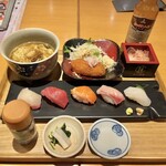 がんこ 魚美酒進 - にぎりランチ/1,738円♪
