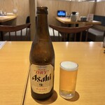がんこ 魚美酒進 - ビンビール中瓶/748円♪