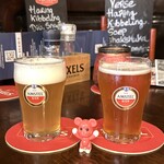 Cafe de poort amsterdam - アムステルビール、ハーフサイズ