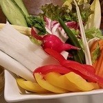 ポールズカフェ - 野菜スティック。