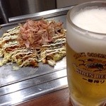 お好み焼 たこぼん - ビールにあうあう