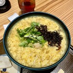 天然大海老天丼 自家製おうどん 白狐 - 