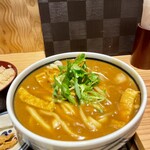 天然大海老天丼 自家製おうどん 白狐 - 