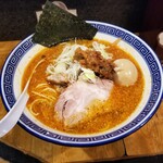 塩そば専門店 桑ばら - マグロ出汁担々麺 鮪濃厚味噌のせ