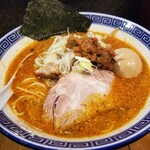 塩そば専門店 桑ばら - マグロ出汁担々麺 鮪濃厚味噌のせ