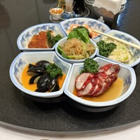 廣東飯店 - 前菜5品盛り