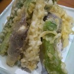 野菜天せいろは、野菜たっぷり