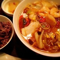 過門香 銀座本店 - 広東麺セット1350円