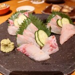 日本酒酒場 福島スイッチ - 真鯛のお造り♪