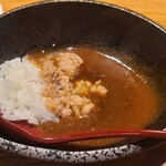 地葉はなれ - チキンカレー(極少盛りにしてもらいました)