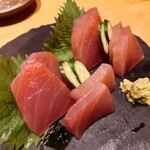 日本酒酒場 福島スイッチ - まぐろ赤身お造り♪
