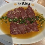 肉の天満屋 神楽亭 - 新鮮薄切りレバー@８９９円！